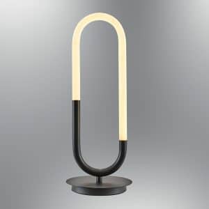clip ring table lamp black